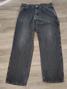 Wrangler Men's Dark Carpenter Jeans 36 X 32